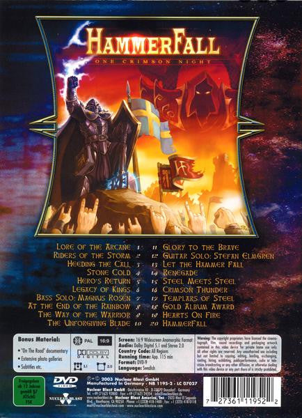 HammerFall -One Crimson Night
