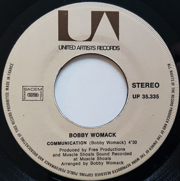Bobby Womack -That's The Way I Feel About Cha / Communication