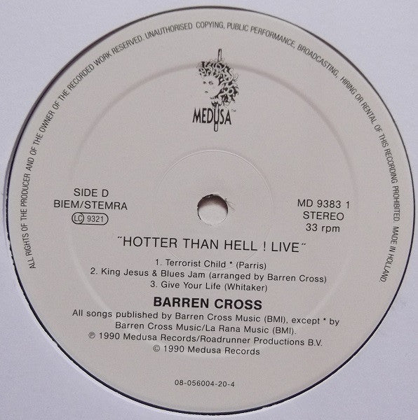 Barren Cross -Hotter Than Hell! Live