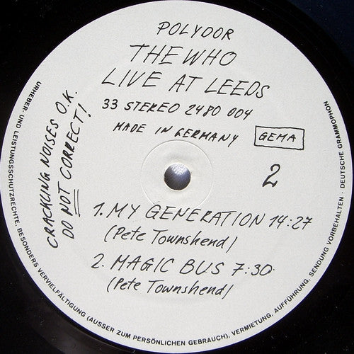 The Who -Live At Leeds
