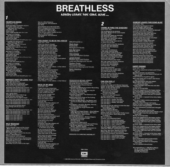 Breathless (3) -Nobody Leaves This Song Alive
