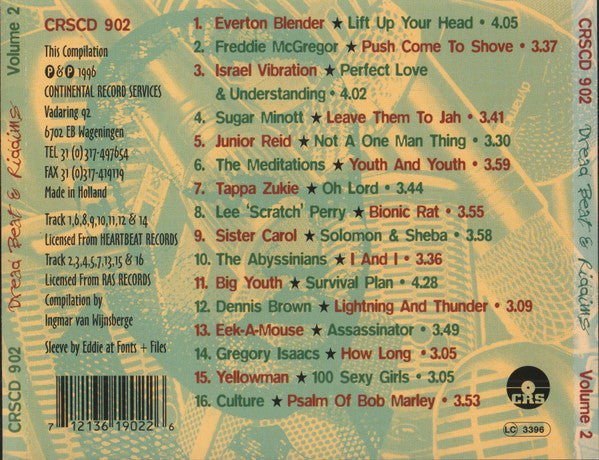 Various - Dread Beat &amp; Riddims Volume 2