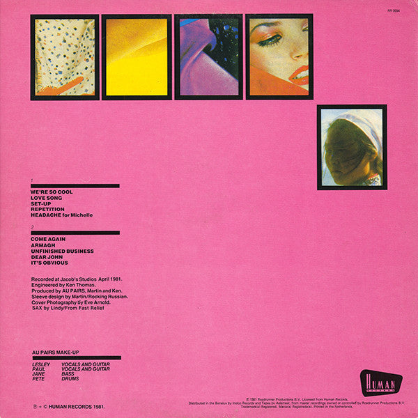 Au Pairs -Playing With A Different Sex