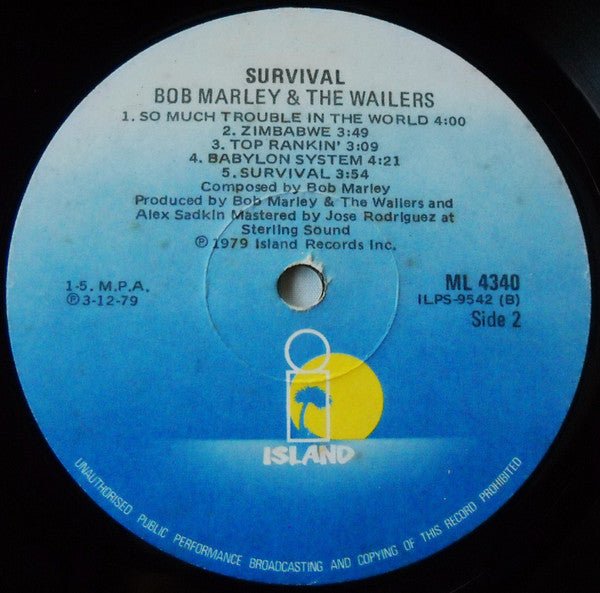 Bob Marley & The Wailers -Survival