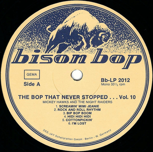 Various -Bison Bop: The Bop That Never Stopped - For A Real Rockin' Cat Volume 10