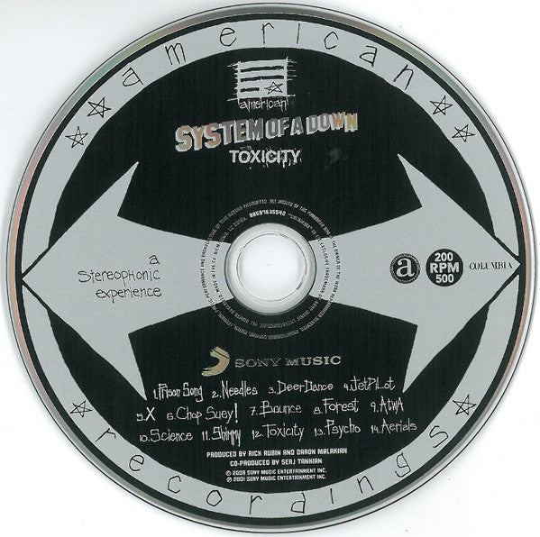 System Of A Down -Toxicity