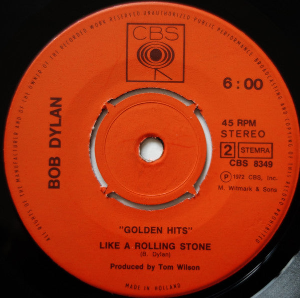 Bob Dylan -Blowin' In The Wind / Like A Rolling Stone
