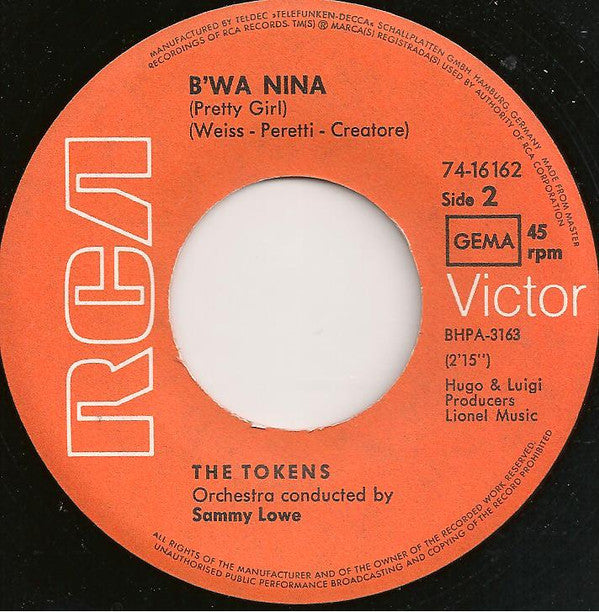 The Tokens -The Lion Sleeps Tonight / B'Wa Nina