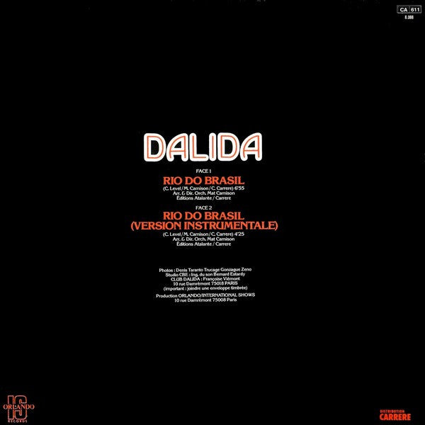 Dalida - Rio Do Brasil