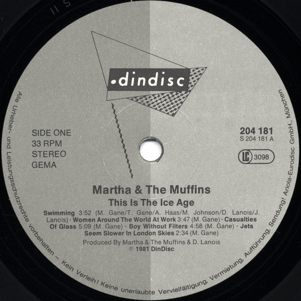 Martha And The Muffins -This Is The Ice Age