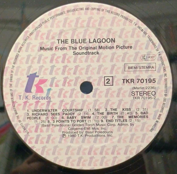 Basil Poledouris -The Blue Lagoon