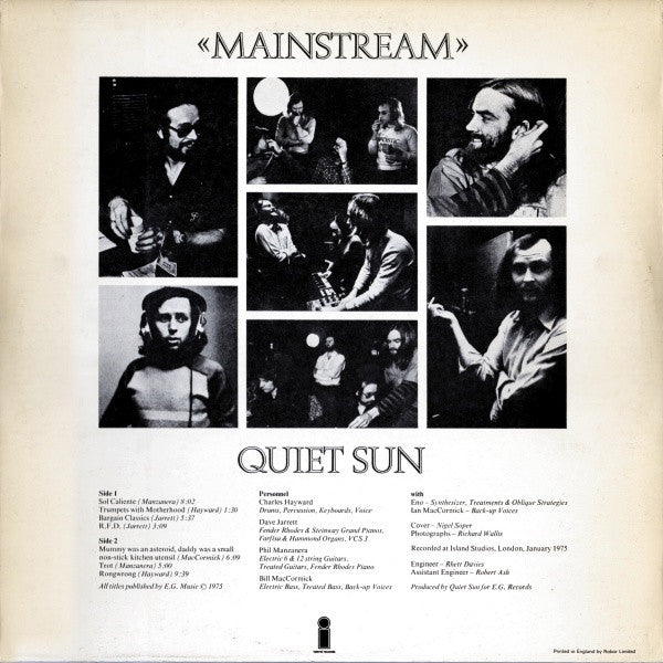 Quiet Sun -Mainstream