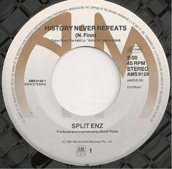 Split Enz -History Never Repeats