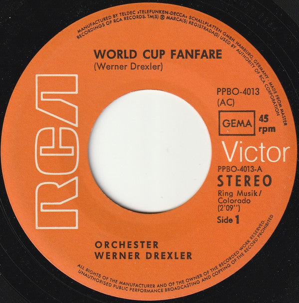Orchester Werner Drexler* -World Cup Fanfare