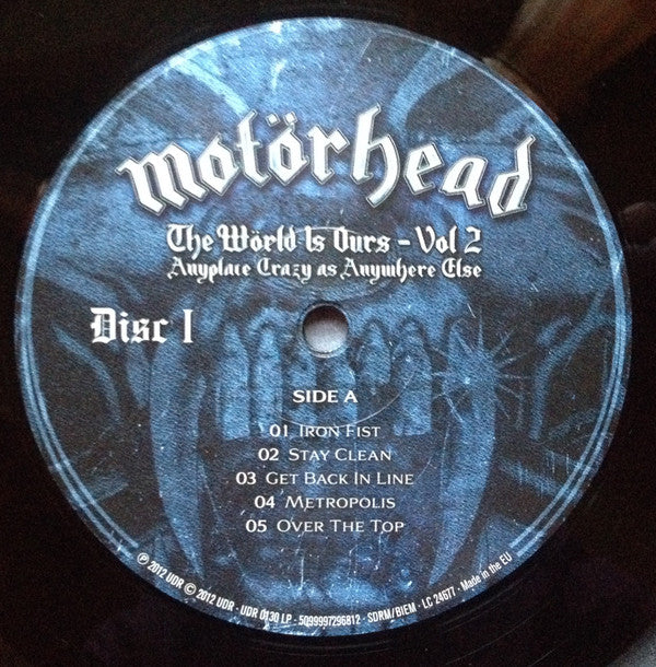 Motörhead - The Wörld Is Ours - Vol 2 (Anyplace Crazy As Anywhere Else)
