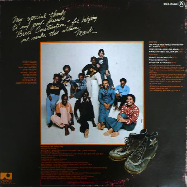 Mark Radice -Ain't Nothin' But A Party