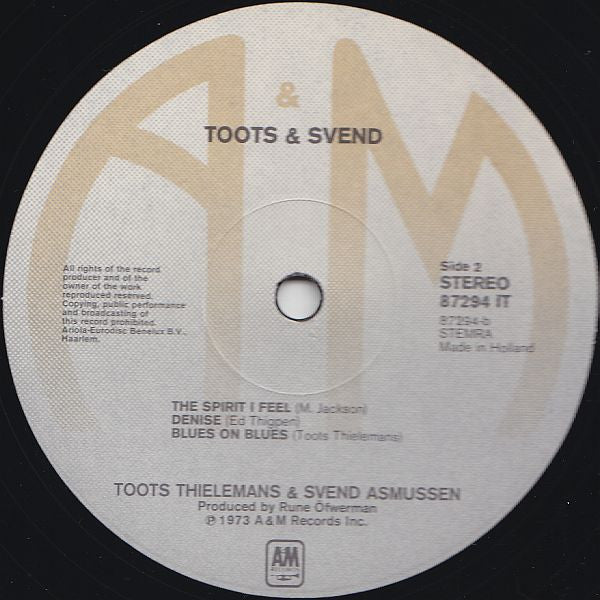Toots* And Svend* -Yesterday And Today