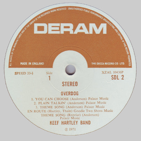 Keef Hartley Band* -Overdog
