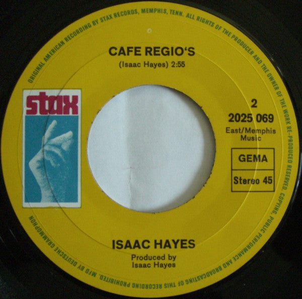 Isaac Hayes -Theme From "Shaft" / Cafe Regio's