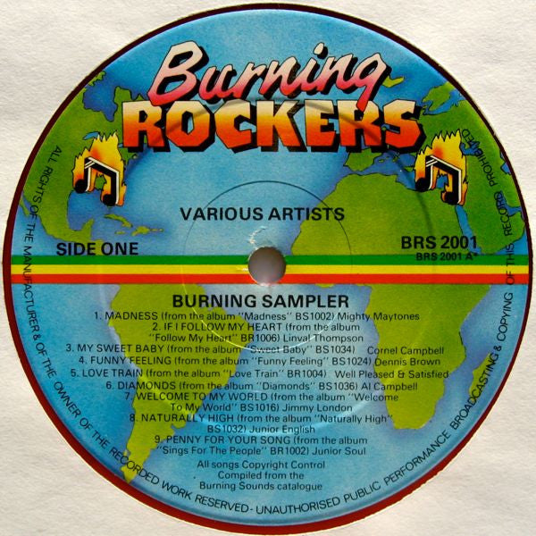 Various -Burning Sampler - Reggae Hits