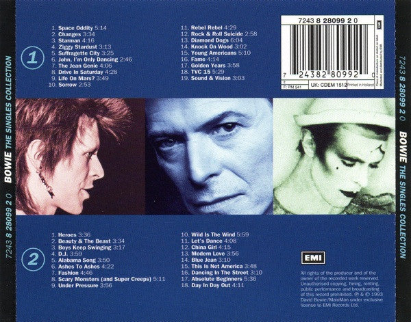 David Bowie -The Singles Collection