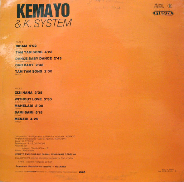 Kemayo* & K. System -Tam Tam Song