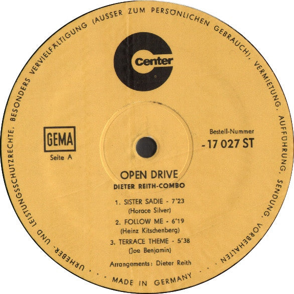 Dieter Reith -Open Drive