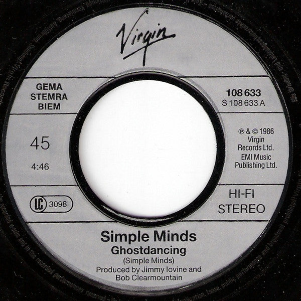 Simple Minds -Ghostdancing