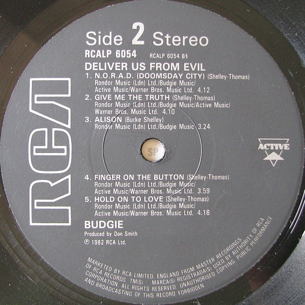 Budgie -Deliver Us From Evil