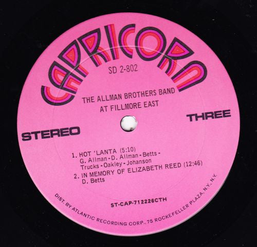 The Allman Brothers Band -The Allman Brothers Band At Fillmore East