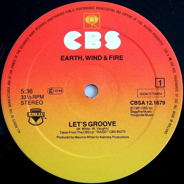 Earth, Wind &amp; Fire - Let's Groove (Full Length Version)