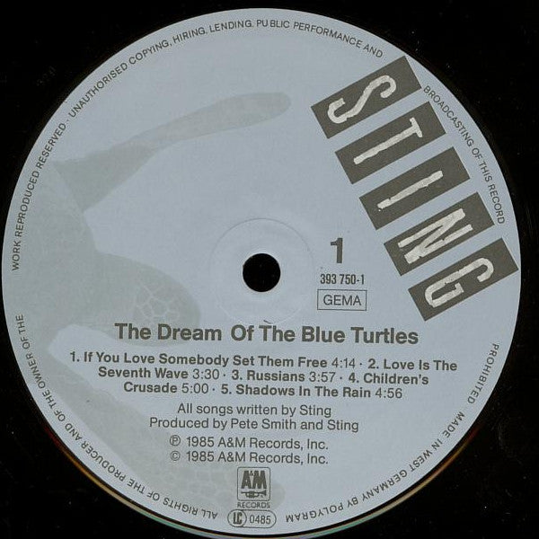 Sting -The Dream Of The Blue Turtles