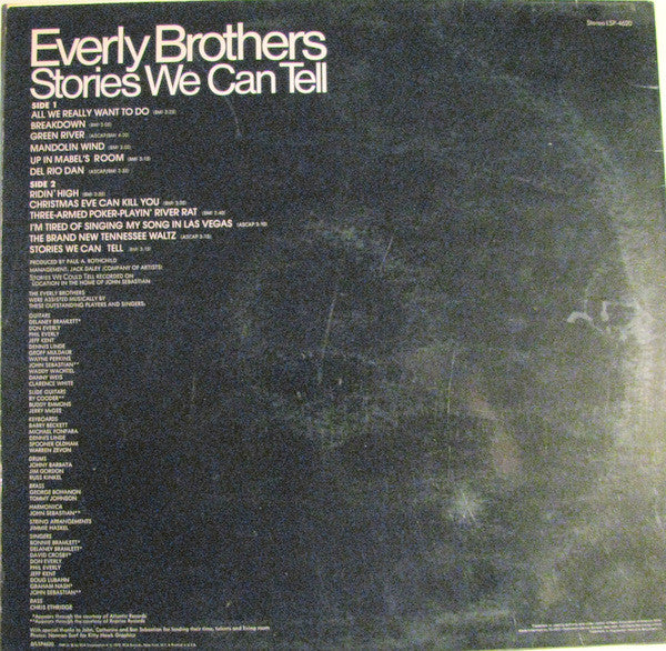 Everly Brothers -Stories We Can Tell
