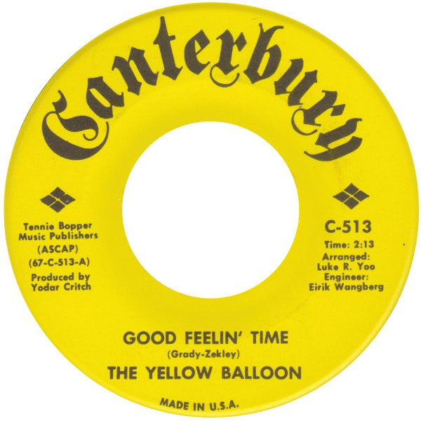 The Yellow Balloon* -Good Feelin' Time