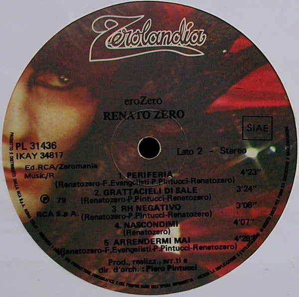 Renato Zero -EroZero