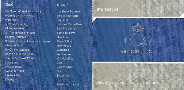 Simple Minds -The Best Of Simple Minds (Night Of The Proms Special Remastered Edition)
