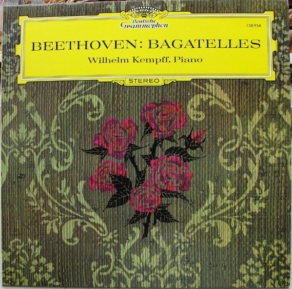 Beethoven*, Wilhelm Kempff -Bagatelles