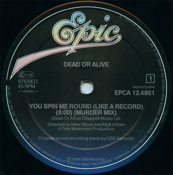 Dead Or Alive -You Spin Me Round (Like A Record) (Murder Mix)
