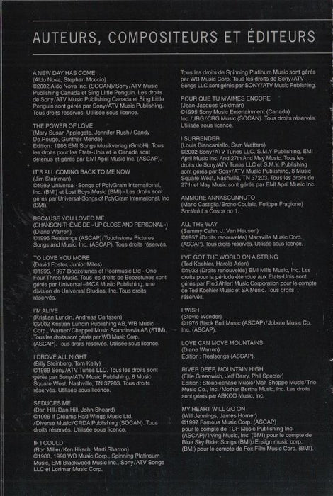 Celine Dion* -A New Day... Live À Las Vegas