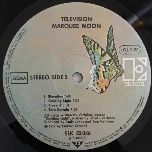 Television -Marquee Moon
