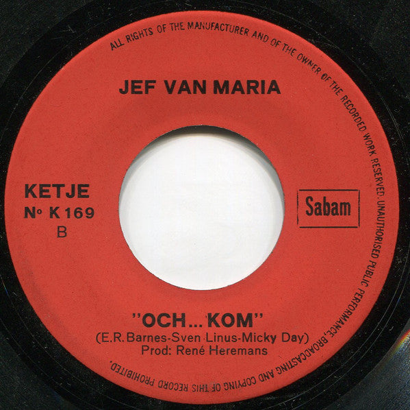 Jef Van Maria -Oh Marie
