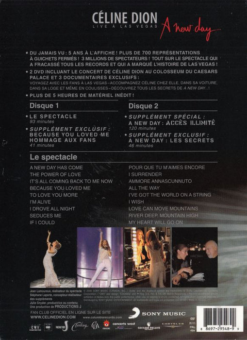 Celine Dion* -A New Day... Live À Las Vegas