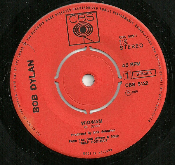 Bob Dylan -Wigwam