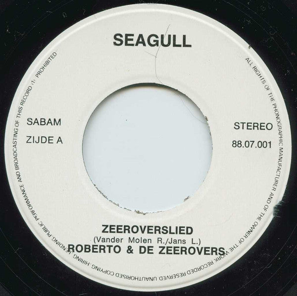 Roberto En De Zeerovers -Zeeroverslied