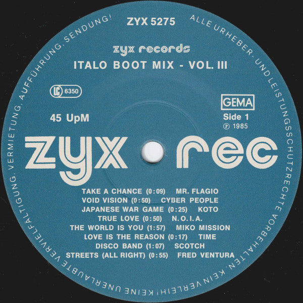 Various -Italo Boot Mix Vol. 3