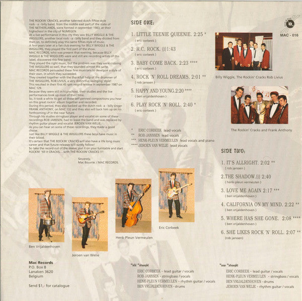 The Rockin' Cracks -Just Playing Rock & Roll