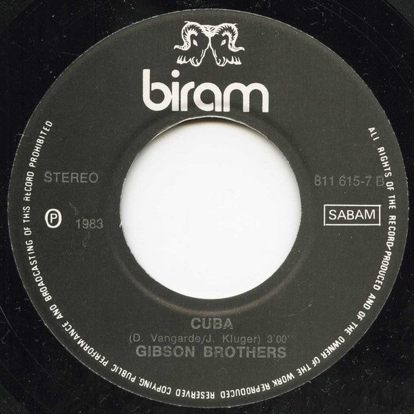 Gibson Brothers -Que Sera Mi Vida / Cuba