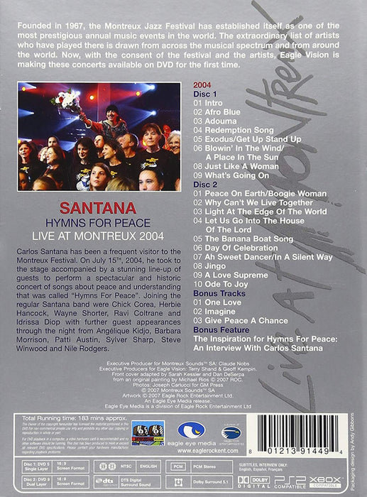 Santana - Hymns For Peace Live At Montreux 2004