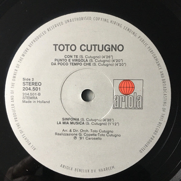 Toto Cutugno - La Mia Musica