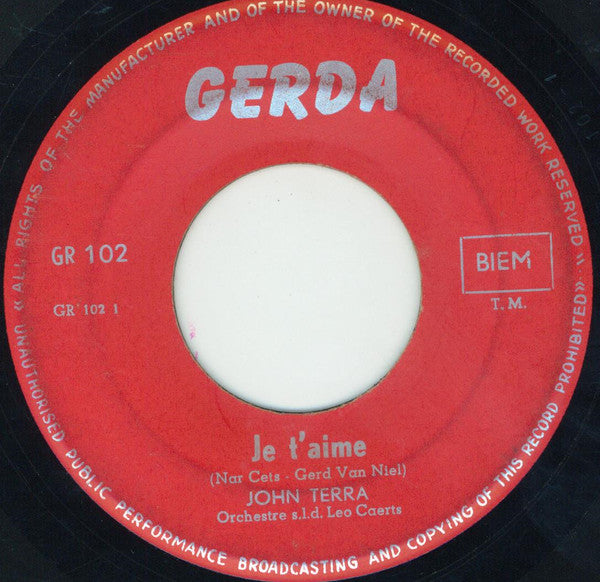 John Terra -Je T'Aime / Adieu